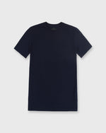 Load image into Gallery viewer, Short-Sleeved Tee Navy Pima Cotton