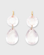 Load image into Gallery viewer, Gem Girandole Earrings Rose Quartz