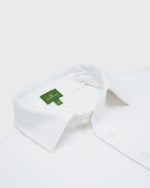 Load image into Gallery viewer, Short-Sleeved Polo White Pima Pique
