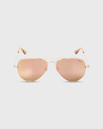 Load image into Gallery viewer, Concorde Sunglasses Rose Gold/Rose Gold Flash Mirror Lens