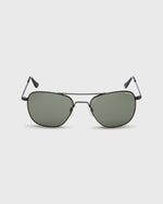 Load image into Gallery viewer, Aviator Sunglasses Matte Black/AGX Glass Lens