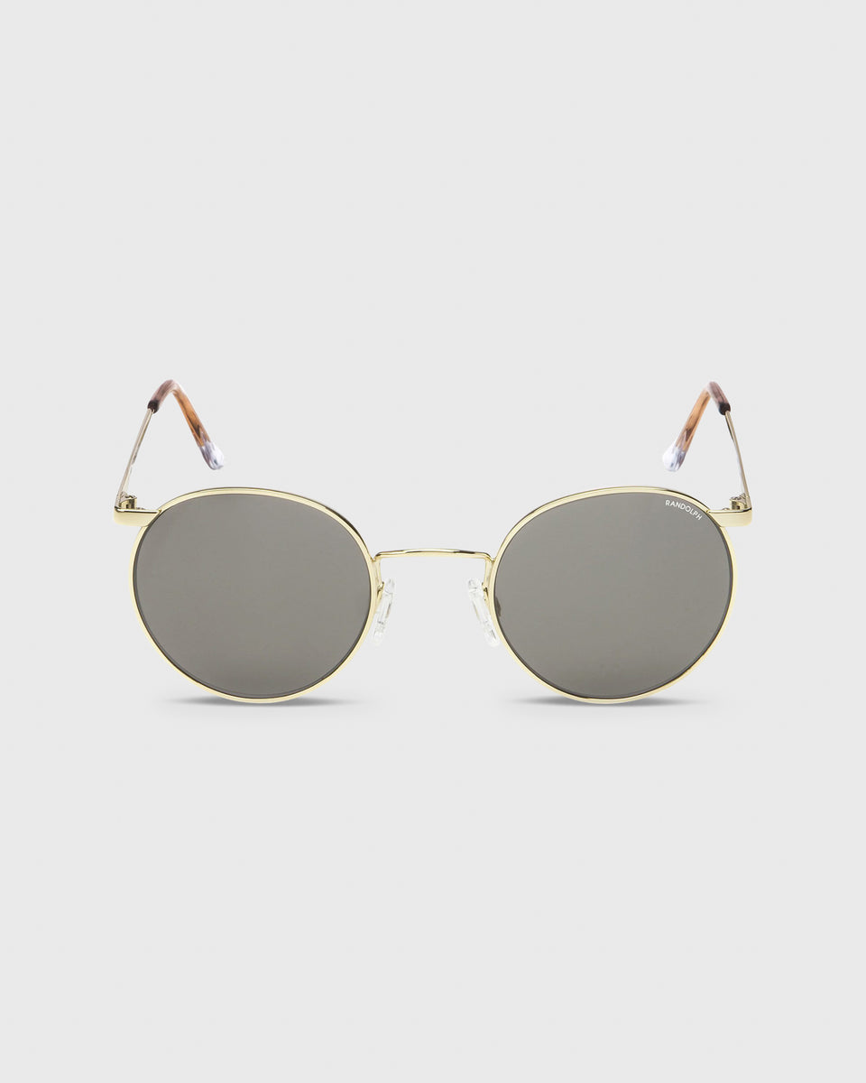 P3 Sunglasses in 23K Gold/Gray Glass Lens Shop Sid Mashburn