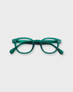 #C Reading Glasses Green Crystal