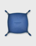 Load image into Gallery viewer, Soft Small Square Tray Deep Blue Alce Leather
