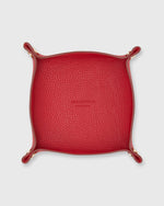 Load image into Gallery viewer, Soft Medium Square Tray Red Alce Leather