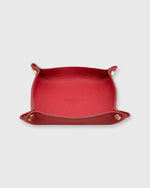 Load image into Gallery viewer, Soft Medium Square Tray Red Alce Leather