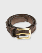 Load image into Gallery viewer, 1 3/8&quot; Hornback Crocodile Belt Brown
