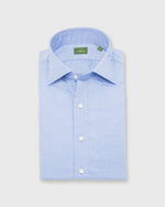 Load image into Gallery viewer, Spread Collar Sport Shirt Light Blue Chambray

