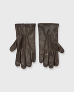 Load image into Gallery viewer, Cashmere-Lined Gloves Dark Brown Nappa Leather