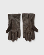 Load image into Gallery viewer, Cashmere-Lined Gloves Dark Brown Nappa Leather