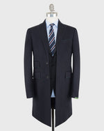 Load image into Gallery viewer, Kincaid No. 3 Topcoat Navy Wool Flannel