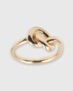 Load image into Gallery viewer, Knot Ring Gold Plated