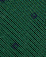 Load image into Gallery viewer, Cotton Woven Tie Pine/Navy Diamonds