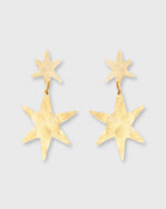 Load image into Gallery viewer, Starlet Earrings Hammered Brass
