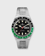 Load image into Gallery viewer, Q Timex Reissue Watch Silver/Black/Green