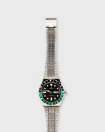 Load image into Gallery viewer, Q Timex Reissue Watch Silver/Black/Green
