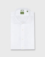 Load image into Gallery viewer, Slim Fit Spread Collar Sport Shirt White Poplin