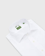 Load image into Gallery viewer, Slim Fit Spread Collar Sport Shirt White Poplin