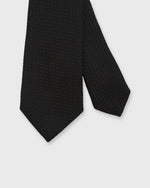Load image into Gallery viewer, Silk Grosso Grenadine Tie Black