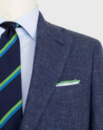 Load image into Gallery viewer, Kincaid No. 2 Jacket in Blue Mix Linen/Wool Hopsack