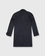 Load image into Gallery viewer, Tailored Traveler's Trench Navy Wool/Cashmere