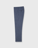Load image into Gallery viewer, Dress Trouser in Steel Blue Wool Hopsack