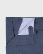Load image into Gallery viewer, Dress Trouser in Steel Blue Wool Hopsack