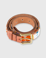 Load image into Gallery viewer, 1.25" African Beaded Belt Blue/Orange Multi Kite Design