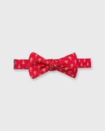 Load image into Gallery viewer, Silk Club Bow Tie Red Christmas Tree
