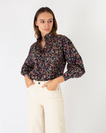 Load image into Gallery viewer, Anaya Popover Shirt in Berry Bittersweet Liberty Fabric