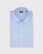 Load image into Gallery viewer, Spread Collar Sport Shirt Blue Small Gingham Poplin