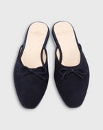 Load image into Gallery viewer, Joy Mule Navy Suede