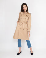 Load image into Gallery viewer, Greta Trench Coat Beige
