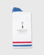 Load image into Gallery viewer, Kennedy Luxe Athletic Socks in Summer White