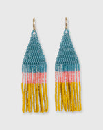 Load image into Gallery viewer, Franja Earrings Denim