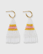 Load image into Gallery viewer, Brie Earrings White