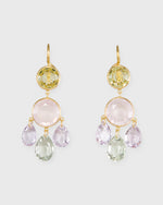 Load image into Gallery viewer, Small Gabrielle d'Estrées Earrings Multicolored Pastel