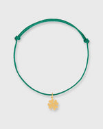 Load image into Gallery viewer, Trefle Charm Bracelet Gold/Assorted Color Cord