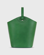 Load image into Gallery viewer, Bucket Tote in Green Leather