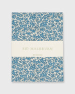 Load image into Gallery viewer, Bandana Steel Blue Chamomile Liberty Fabric