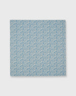Load image into Gallery viewer, Bandana Steel Blue Chamomile Liberty Fabric