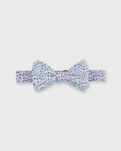 Cotton Bow Tie Pink/Sky/Navy Speckled Print