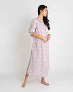 Load image into Gallery viewer, Lucy Nightdress Pink/White Devon Dance Liberty Fabric