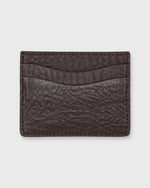 Load image into Gallery viewer, Card Holder Chocolate Sharkskin Leather
