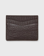 Load image into Gallery viewer, Card Holder Chocolate Sharkskin Leather