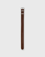Load image into Gallery viewer, One-Piece Watch Strap Medium Brown Leather