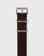 Load image into Gallery viewer, One-Piece Watch Strap Chocolate Leather