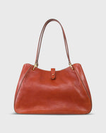 Load image into Gallery viewer, Alissa Satchel Bag in English Tan Leather