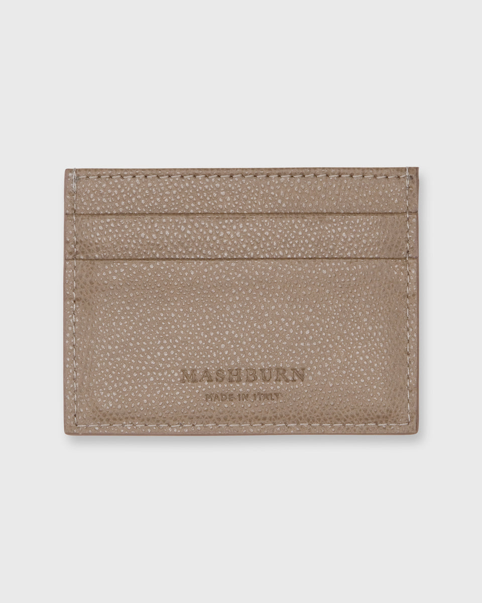 BURBERRY: credit card holder in grained leather - Black