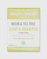 Load image into Gallery viewer, Body & Hair Shampoo Bar Neem & Tea Tree